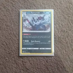 ❄Hisuian Samurott 100/189 Holo Rare SWSH Astral Radiance Pokemon Card 2022 - Image 1