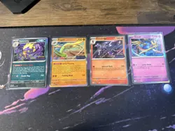 Phantasmal Flames Promo Prerelease All 4 Cards MEP014,015,016,017 Stamped - Image 1