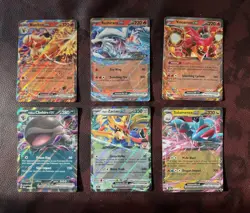 LOT of 6 Pokemon TCG Sv09 Journey Together Double Rare Holofoil ex Cards (MINT) - Image 1