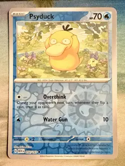Psyduck Common Reverse Holo 054/165 SV: Scarlet & Violet 151 Pokemon Card NM - Image 1
