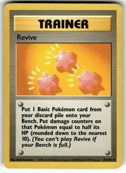 Revive 089/102 Base Set LP Pokemon Card TCG - Image 1