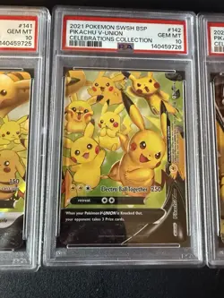 Pikachu V Union 4 Card Set English PSA 10 Sequential Collection (New 2026 Cert) - Image 4