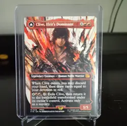 Magic The Gathering Clive, Ifrits Dominant Final Fantasy Borderless NM - Image 1