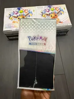 X1 Pokemon TCG Prismatic Evolutions ETB Brand New Sealed - SMALL RIP - Image 4
