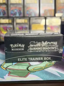 Pokemon Sun & Moon Burning Shadows Elite Trainer Box 65 Necrozma Card Sleeves - Image 3