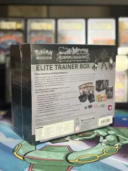 Pokemon Sun & Moon Burning Shadows Elite Trainer Box 65 Necrozma Card Sleeves - Image 5
