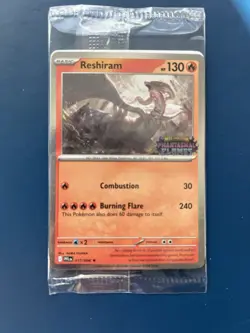 Pokemon Phantasmal Flames Reshiram 017/094 Promo Stamped Sealed TCG - Image 1
