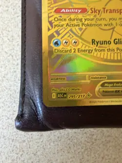 Mega Dragonite ex 295/217 Gold Mega Rare Pokemon Ascended Heroes Mint - Image 3