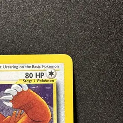 Pokemon TCG Neo Discovery Ursaring Holo Rare Card 15/75 With Swirl Nm - Image 5