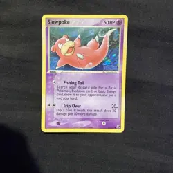 Pokemon Slowpoke 2005 EX Unseen Forces Reverse Holo Stamped 72/115 TCG - Image 1