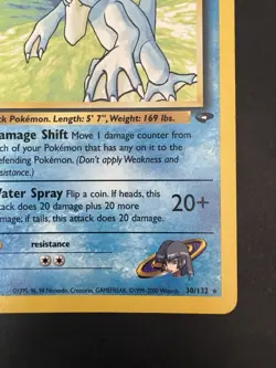 Pokemon Vintage Non Holo Rare Sabrina's Golduck Gym Challenge 30/132 WotC - Image 4