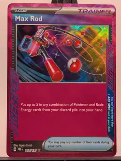 Max Rod ACE SPEC NM 116/131 SV: Prismatic Evolutions Pokemon - Image 1