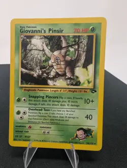 Pokemon TCG Giovanni's Pinsir 24/132 Gym Challenge - Image 1