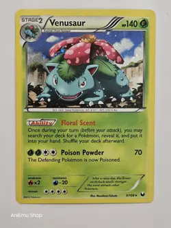 Venusaur - 3/108 - Cosmos Holo Rare - Pokemon Dark Explorers - Image 1