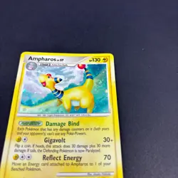 Ampharos 1/127 Holo Rare Platinum Pokemon TCG 🔥 SWIRL - Image 2