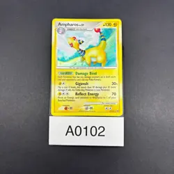 Ampharos 1/127 Holo Rare Platinum Pokemon TCG 🔥 SWIRL - Image 4