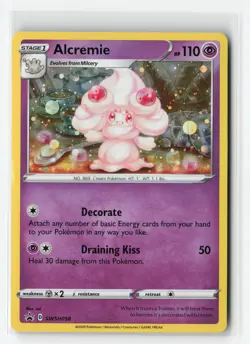 ALCREMIE SWSH058 COSMOS HOLO PROMO POKEMON TCG NM - Image 1