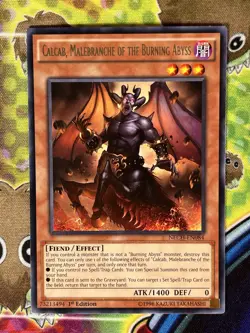 Yugioh Calcab, Malebranche Of The BUrning Abyss NECH-EN084 Single - Image 1