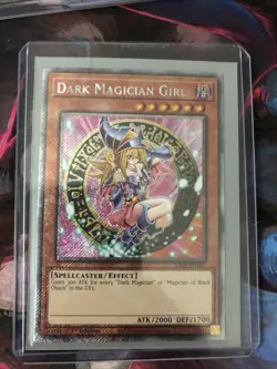 Yugioh Dark Magician Girl (3rd Art) (Platinum Secret Rare) RA04-EN107 - Image 1
