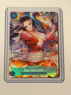 2025 ONE PIECE BOA HANCOCK OP07-051 PROMO ALT ART THE SEVEN WARLORDS HOLO RARE - Image 3