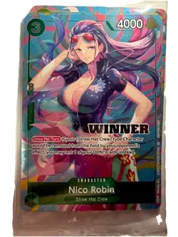 Nico Robin (Heroines Battle Winner Pack) P-111 One Piece Promotion Cards Foil - Image 1