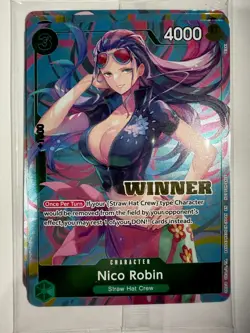 Nico Robin (Heroines Battle Winner Pack) P-111 One Piece Promotion Cards Foil - Image 2