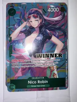 Nico Robin (Heroines Battle Winner Pack) P-111 One Piece Promotion Cards Foil - Image 3