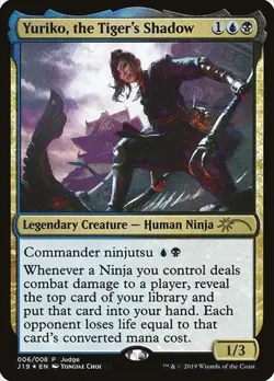 Yuriko, the Tiger's Shadow - Foil Promo Judge Gift Cards NM MTG - Image 1