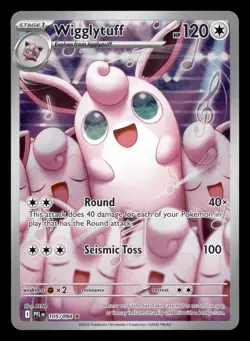 Wigglytuff 105/094 Illustration Rare Phantasmal Flames Pokemon Card - Image 1