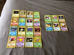 Pokemon TCG Team Rocket Card Bundle 1999-2000 x 22 - Image 1
