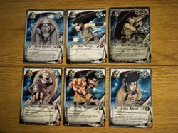Naruto CCG 6 Card Lot Team Dosu Diamond Foil 1st Ed Kin & Zaku Sound Village - Image 1