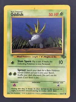 ODDISH - 58/64 - Jungle - Pokemon Card - Image 1