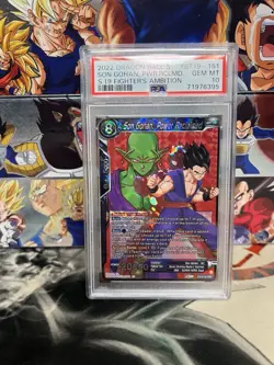 Dragon Ball Super Card Game Son Gohan, Power Reclaimed Fighter's Ambition PSA 10 - Image 1