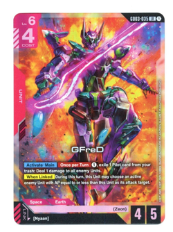 GFreD GD-03-035 LR Gundam Card Game English Steel Requiem - Image 1