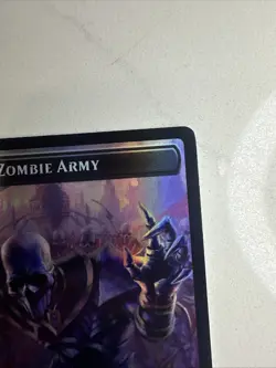 Zombie Army Zombie Warrior Token Foil Near Mint MTG DRC Magic - Image 3