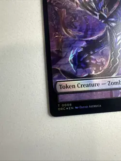 Zombie Army Zombie Warrior Token Foil Near Mint MTG DRC Magic - Image 4