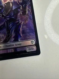 Zombie Army Zombie Warrior Token Foil Near Mint MTG DRC Magic - Image 5