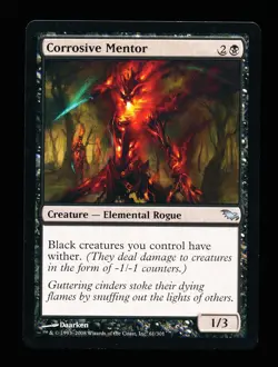 * * 1x Corrosive Mentor x1 * * Shadowmoor MTG Close to NM Near Mint - Image 1