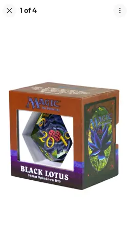 MTG Black Lotus 54mm Spindown D20 ▪ WOTC Sirius Dice ▪ NEW SEALED - Image 4
