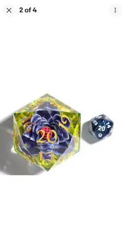 MTG Black Lotus 54mm Spindown D20 ▪ WOTC Sirius Dice ▪ NEW SEALED - Image 5