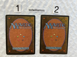 2x Kjeldoran Outpost MtG Alliances Autographed Signed Jeff A. Menges - Image 4