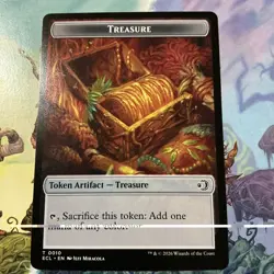 Kithkin / Treasure Double-Sided Token - Lorwyn Eclipsed ECL - MTG - NP - Image 2