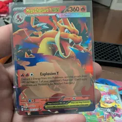 Pokemon Mega Charizard Y EX Ascended Heroes 022/217 New in Sleeve and Top Loader - Image 1