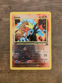 Entei 34 Pokemon TCG Black Star Promo Reverse Holo - Image 1