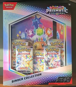 Pokemon SV8.5 Scarlet and Violet Prismatic Evolutions Binder Collection - Image 1