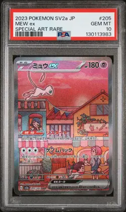 2023 POKEMON JPN SV2A-POKEMON 151 SPECIAL ART RARE #205 MEW EX PSA 10 - Image 1