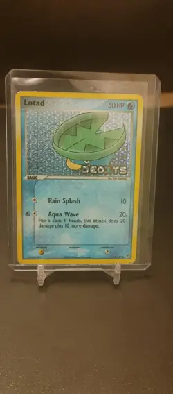 Pokemon TCG Lotad Ex Deoxys Reverse Stamp 63/107 DMG - Image 1