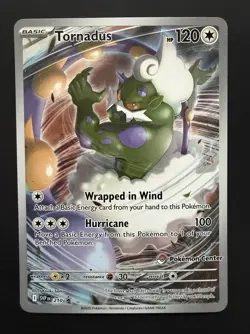 Tornadus 210 Pokemon Center Stamp Scarlet & Violet Black Star Promo NM/M - Image 1