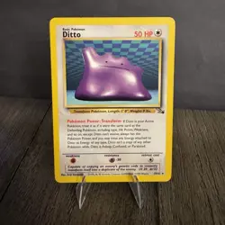 Pokemon Ditto 18/62 Fossil Regular Rare Basic 50 HP Transform Unlimited - Image 1