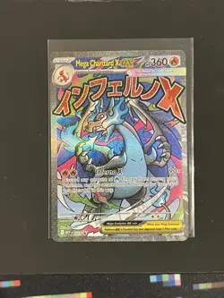 Pokemon Mega Charizard X EX 023 Mega Evolution Promo Holo English Card - Image 1